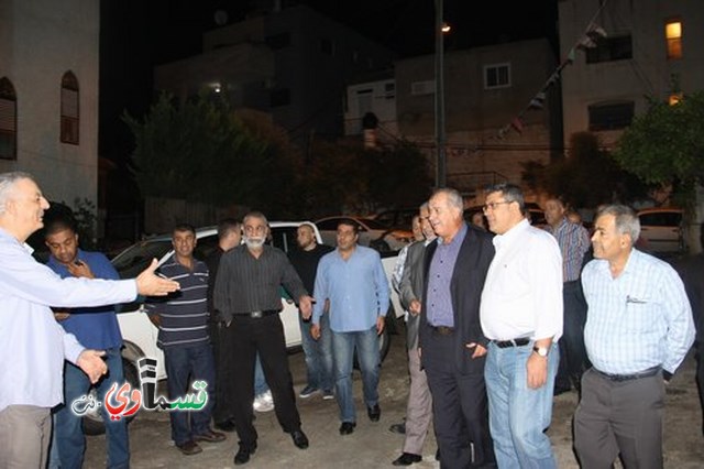 الطيبة: وفد من لجنة المتابعة في زيارة تهنئة للمحامي شعاع منصور